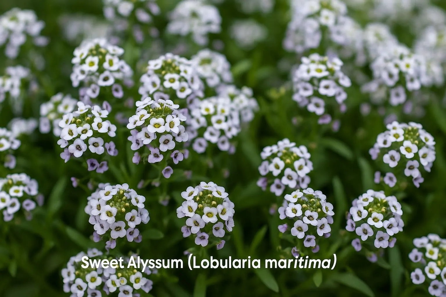 Sweet Alyssum (Lobularia maritima) for the best plants for winter- Urban Plant